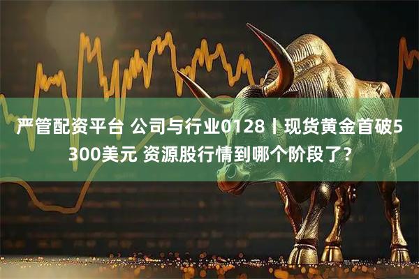 严管配资平台 公司与行业0128丨现货黄金首破5300美元 资源股行情到哪个阶段了？